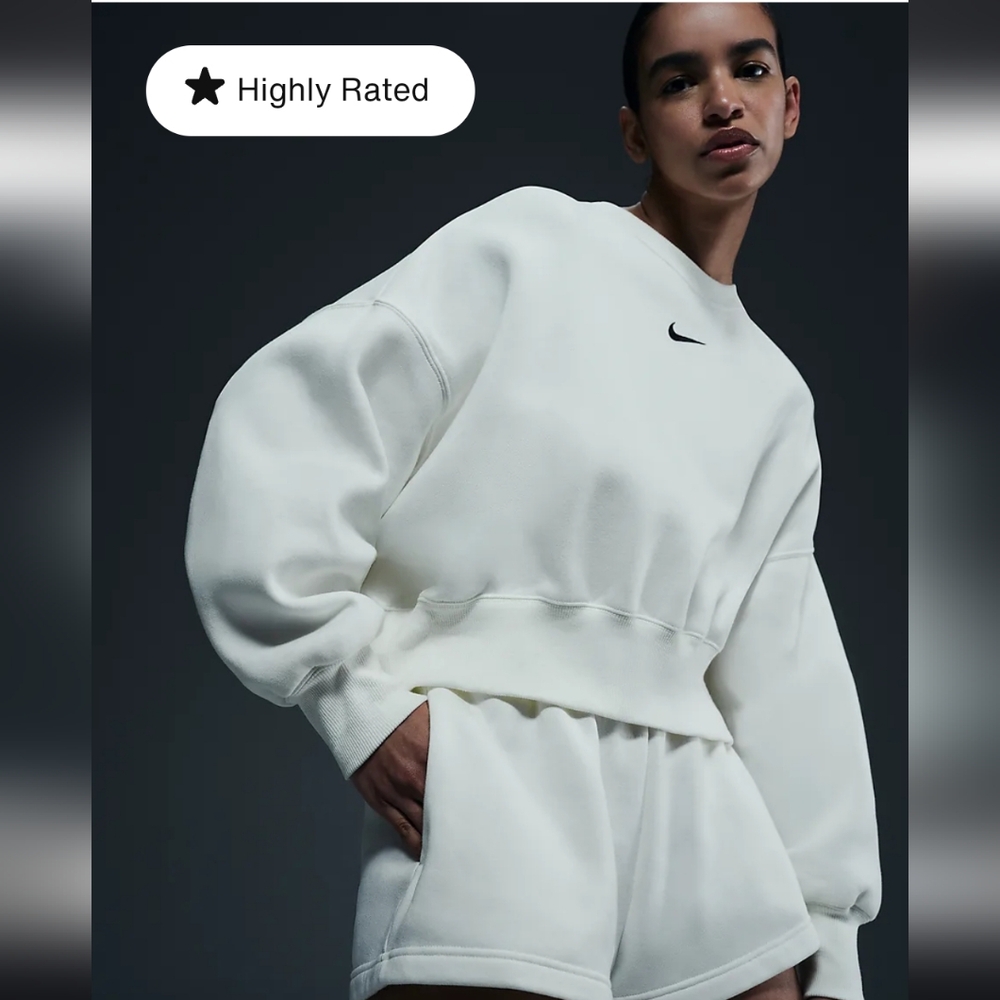 Nike Women's White Sweatshirt